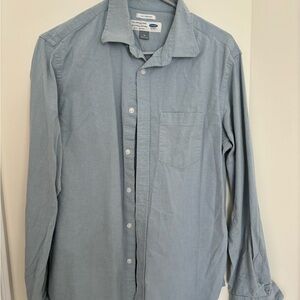 Old Navy Light Blue Casual Button-Down Shirt
